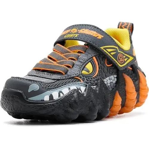 Skechers shoes - CHAR/ORANGE/YELLOW 7