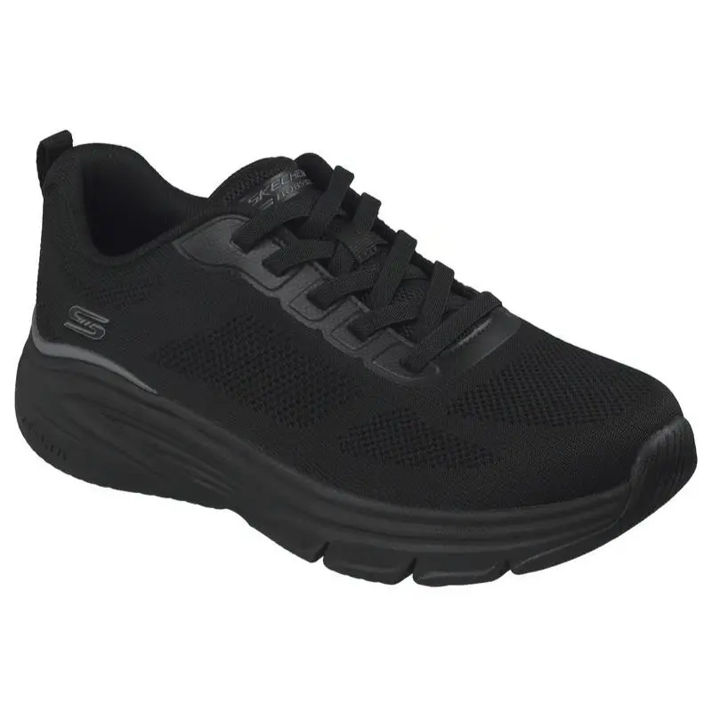 Mens Skechers Bobs Sport Arch Fit ELEV8 Black Knit Shoes