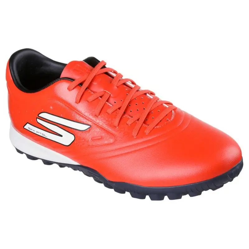 Mens Skechers Razor 1.5 Academy TF Red Black Fabric Shoes