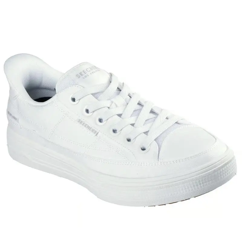 Mens Skechers Slip-ins Arch Fit Arcade - See YA There White
