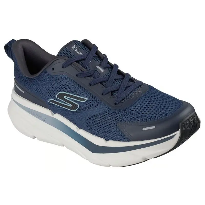 Mens Skechers Max Cushioning Premier 3 Navy Mesh Shoes