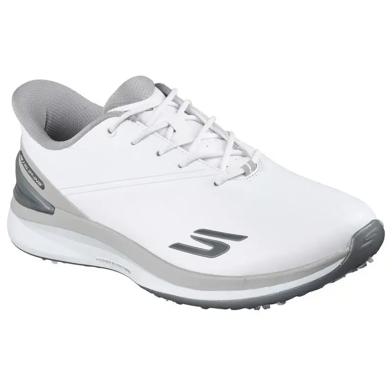 Mens Skechers Slip Ins Golf Waterproof Tour White Silver Nature OF The Game