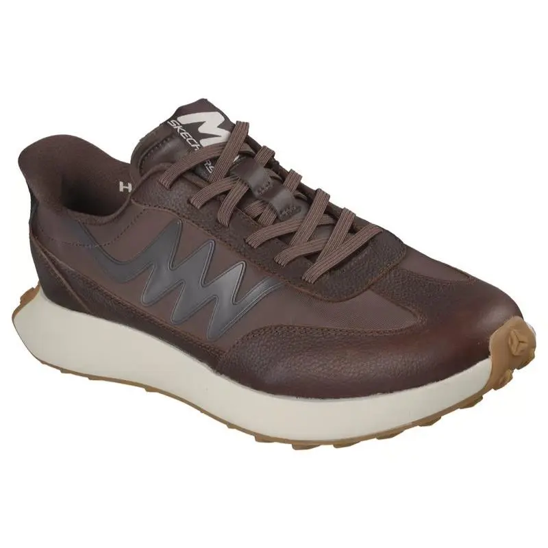 Mens Skechers Slip Ins Mark Nason The Ultra Jogger Falcon Red Brown Nylon