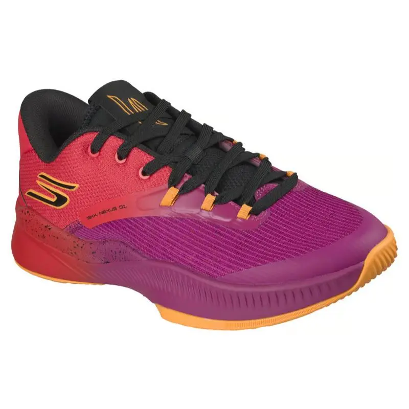 Mens Skechers Skx Nexus Red Purple Mesh Shoes