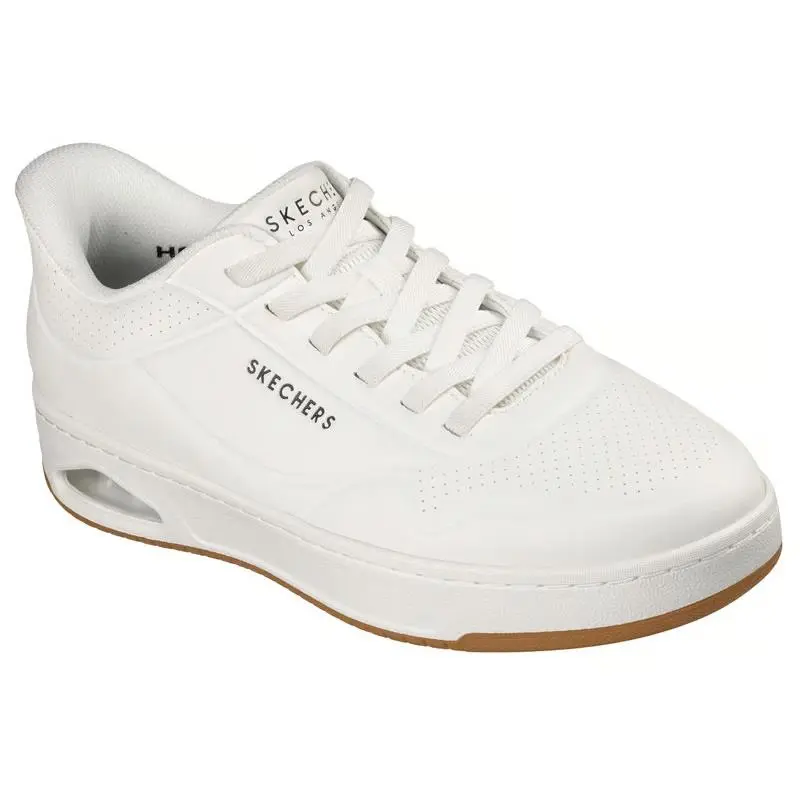 Mens Skechers Slip Ins Uno Ctl Laying Low White Leather Shoes