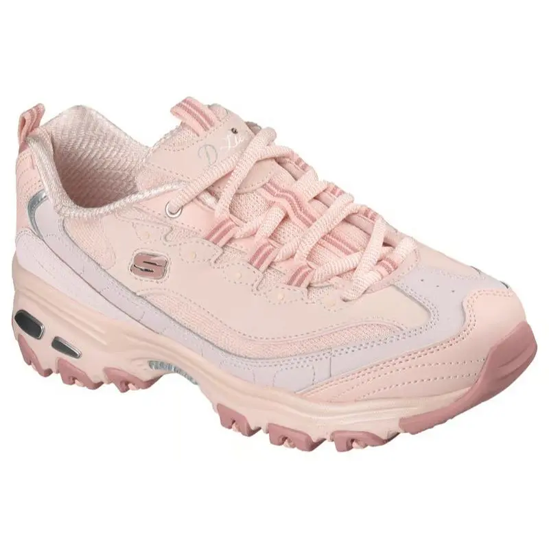 Womens Skechers Mommy ME D`lites Sweet Blush Pink Leather Shoes