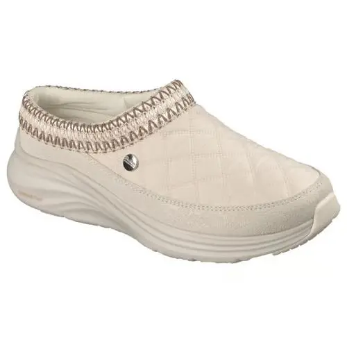Womens Skechers Contour Foam Cozy Fit Cascade Natural Suede Shoes