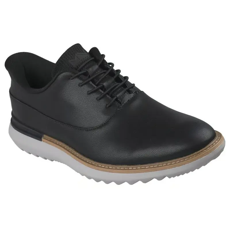 Mens Skechers Slip Ins Mark Nason Mako Hollins Black Leather Shoes