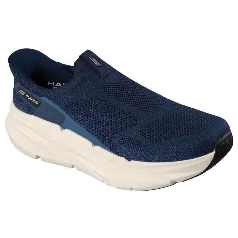 Mens Skechers Slip Ins Max Cushioning Premier 3 Kynley Navy Knit Shoes