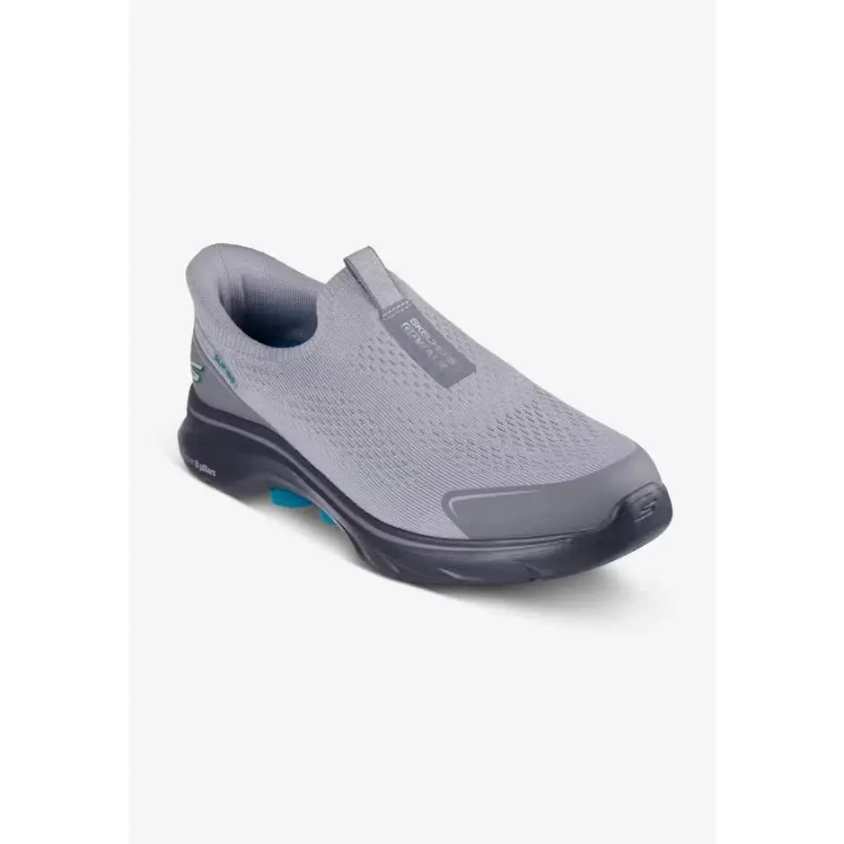 Skechers Shoes Men`s Comfort Slip Ins Go Walk 7 Gray Memory Foam Charcoal 216553