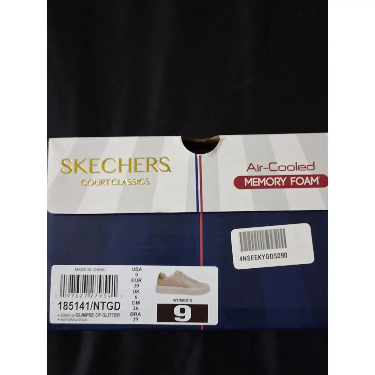 Skechers shoes - Eden XL Glimpse Of Glitter - 18541/NTGD - Gold (UPC: 197627279541) 11