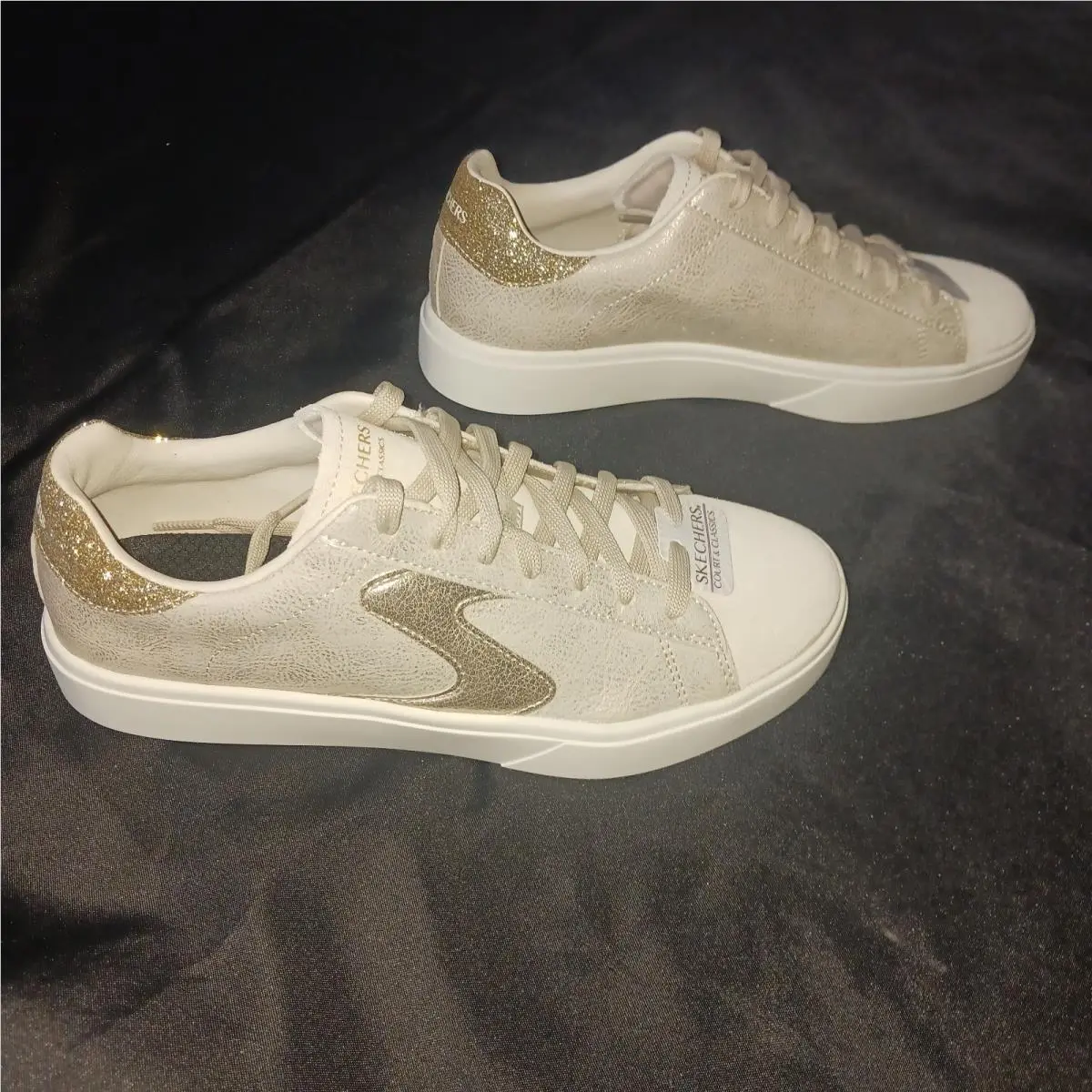 Skechers shoes - Eden XL Glimpse Of Glitter - 18541/NTGD - Gold (UPC: 197627279541) 1