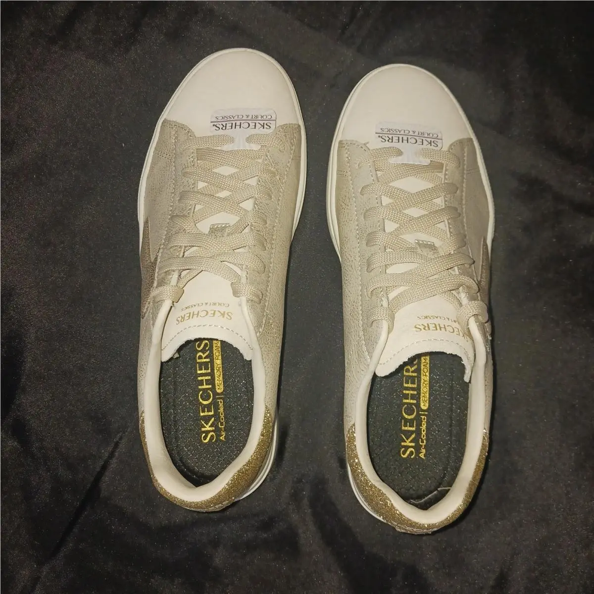 Skechers shoes - Eden XL Glimpse Of Glitter - 18541/NTGD - Gold (UPC: 197627279541) 3