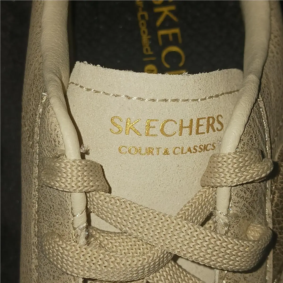 Skechers shoes - Eden XL Glimpse Of Glitter - 18541/NTGD - Gold (UPC: 197627279541) 6