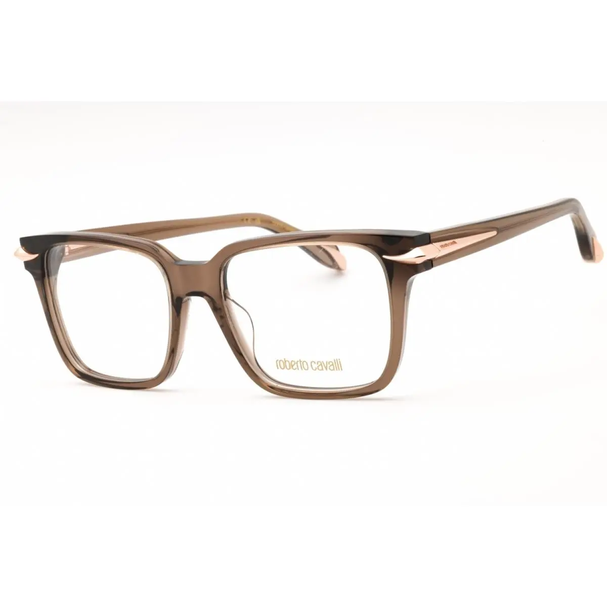 Roberto Cavalli VRC019M 0ALV Eyeglasses Transparent Grey Frame 52mm