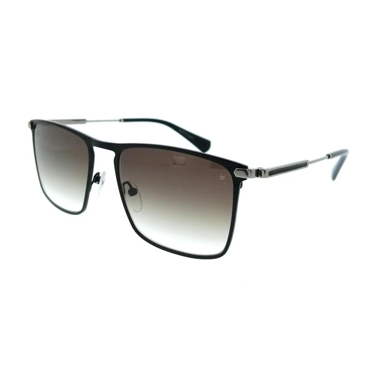JV567 0BLA Mens Black Square Sunglasses by John Varvatos
