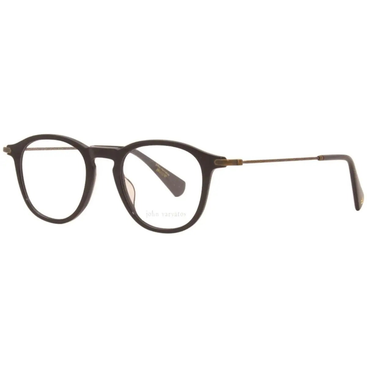 VJV421 0BLK Black Eyeglasses 47-20-145 by John Varvatos