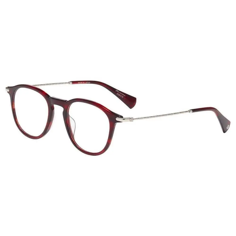 VJV421 0RED Color Red Horn Eyeglasses 47-20-145 by John Varvatos