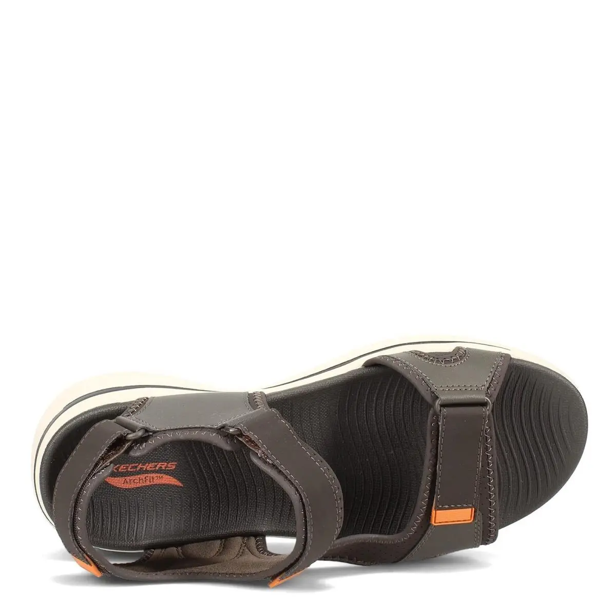 Skechers shoes - Go Walk Arch Fit Sandal- Mission - Olive Green / Orange (UPC: 194880290184) 3