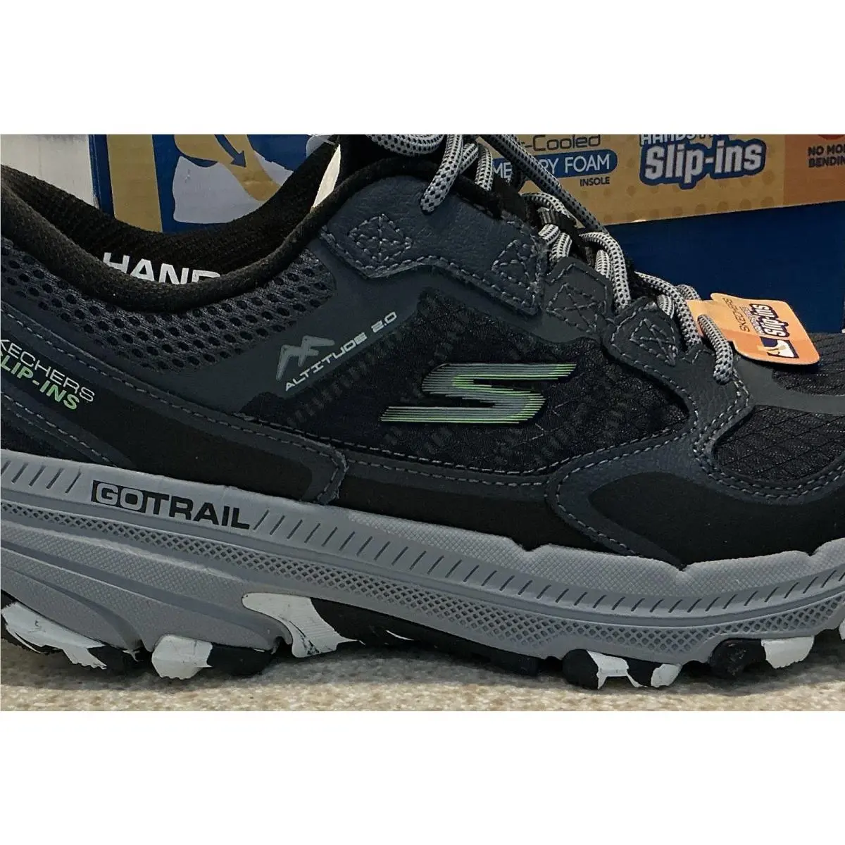 Skechers shoes - Skechers Go Run Trail Altitude 2.0 - Rocky Hill - 220762/BKGY - Black, Gray 1