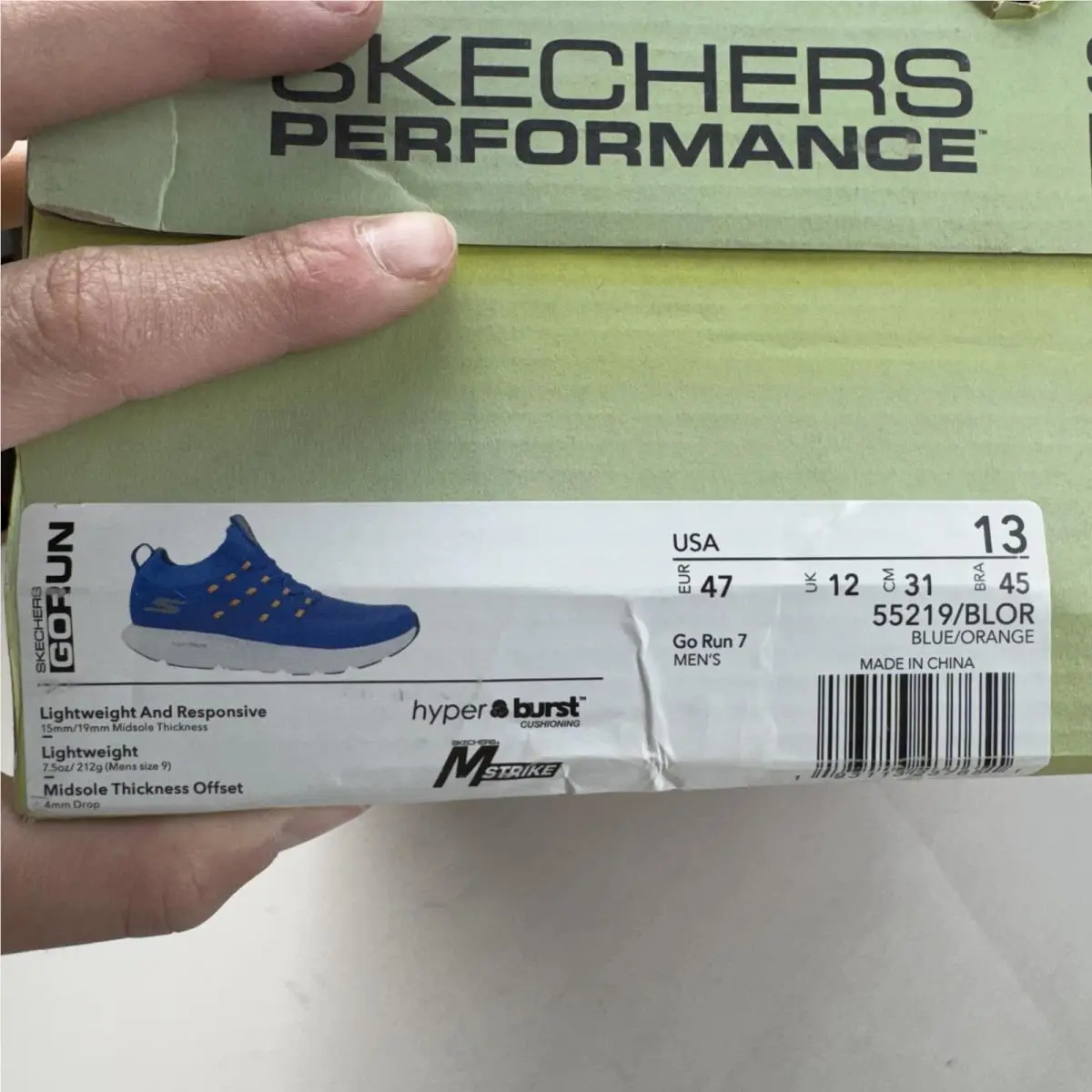 Skechers shoes - Skechers Go Run 7 - Run - Blue 6