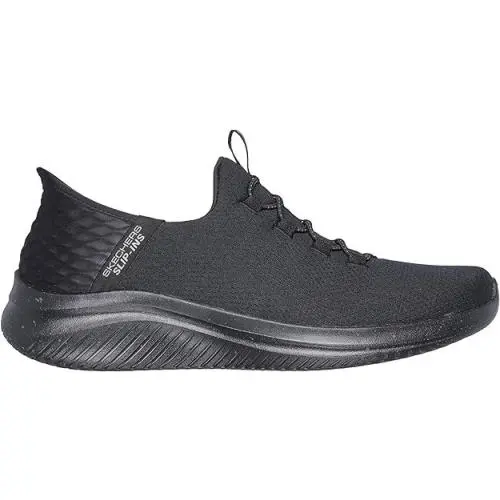 Skechers Men`s Ultra Flex 3.0 Right Away Hands Free Slip-ins Black Shoes 10.5