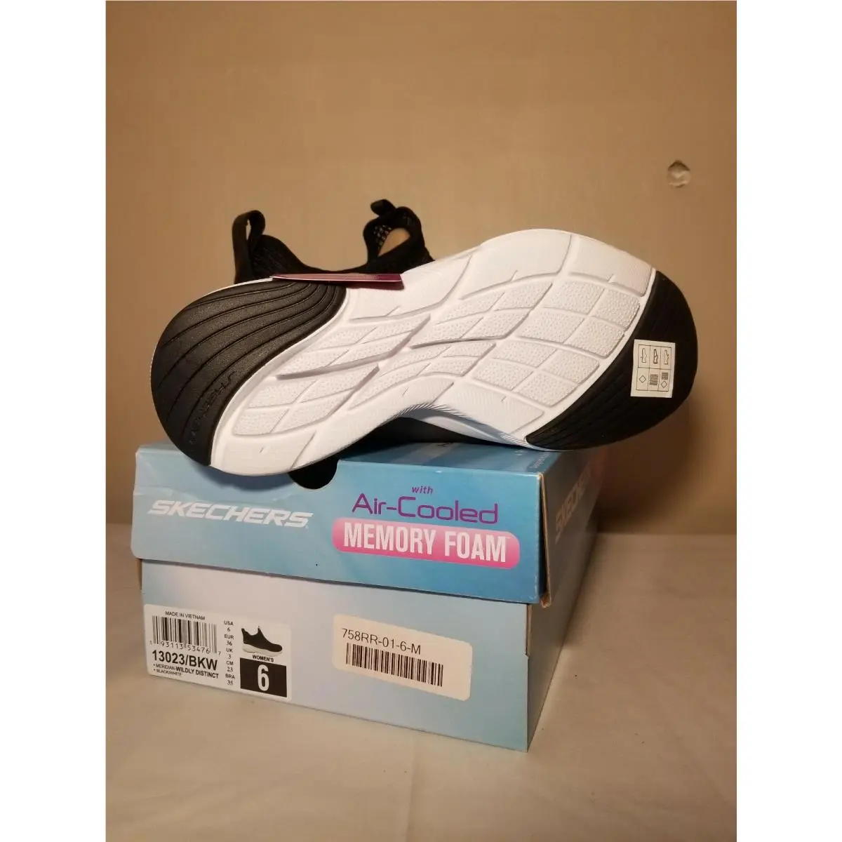 Skechers shoes - SKECHERS AIR- MEMORY FOAM - MEMORY FOAM - Black (UPC: 191665575948) 2