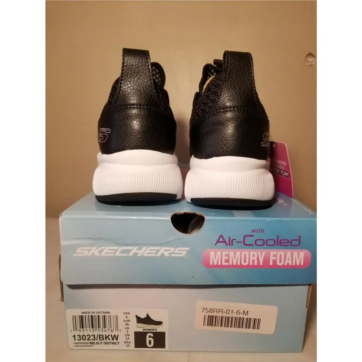 Skechers shoes - SKECHERS AIR- MEMORY FOAM - MEMORY FOAM - Black (UPC: 191665575948) 3