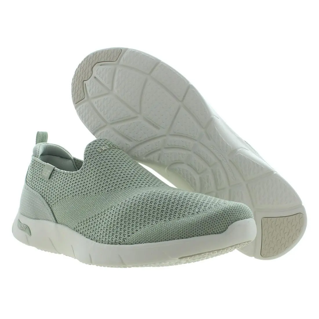 Skechers Arch Fit Refine Iris Slip On Womens Shoes Size 9.5 Color: Sage