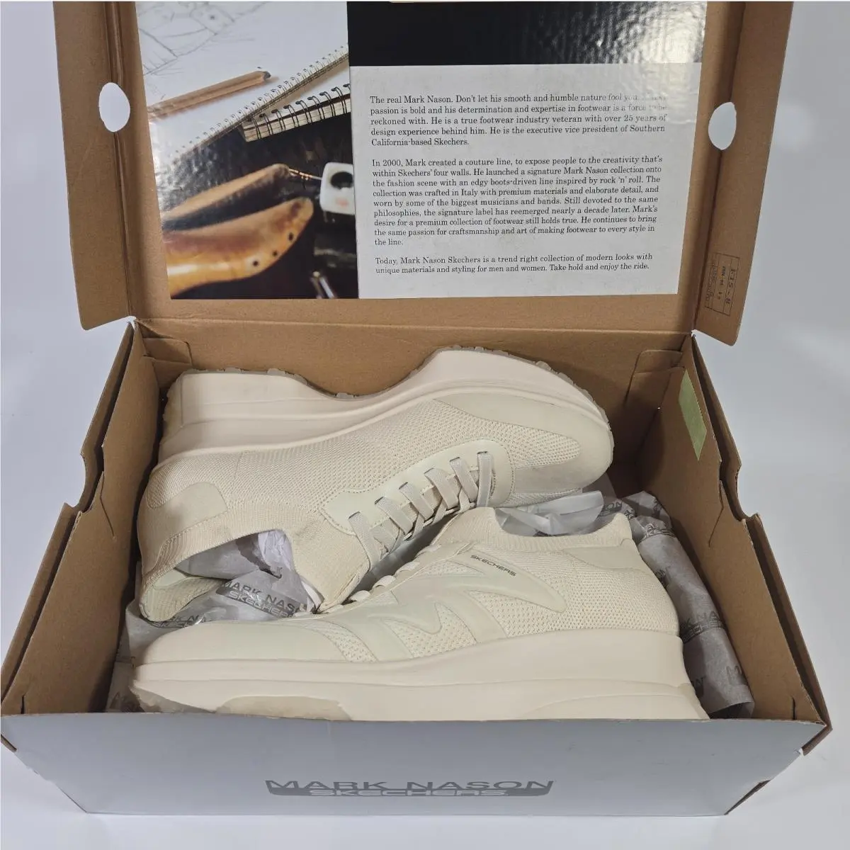 Skechers shoes - Mark Nason Upper - Mark Nason Upper - 177741/NAT - Ivory (UPC: 198376157470) 5