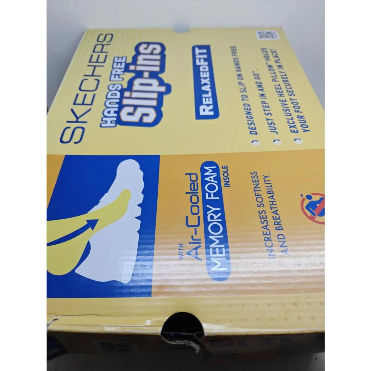 Skechers shoes - Skechers Relaxed Fit Durham - Relaxed Fit Durham - White Navy (UPC: 197627896021) 3