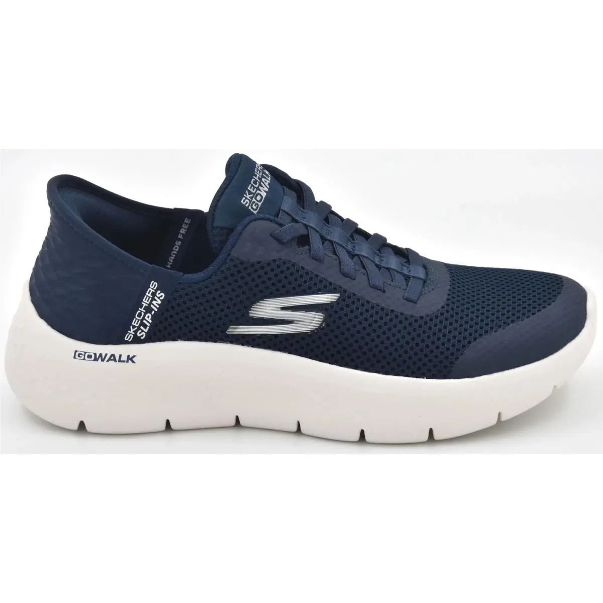 Skechers shoes - Skechers Go Walk Flex Hands Free Slip-Ins - Navy/White (UPC: 197627476667) 2