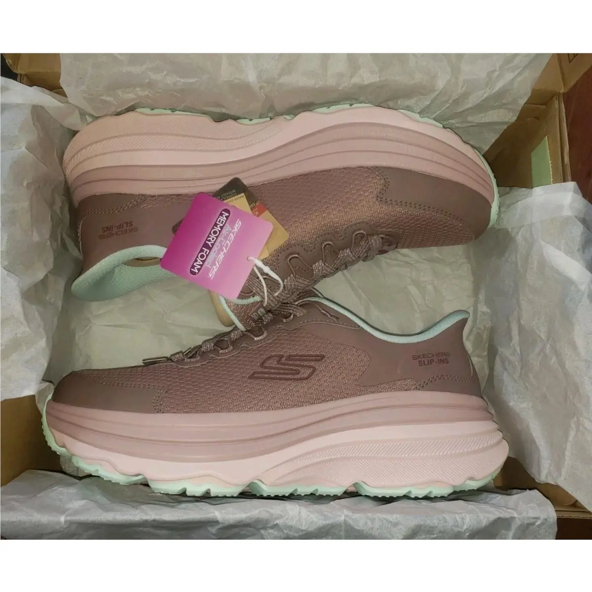 Skechers shoes - 180265 - 180265 DKMV - Dark/Mauve (UPC: 198739660050) 12