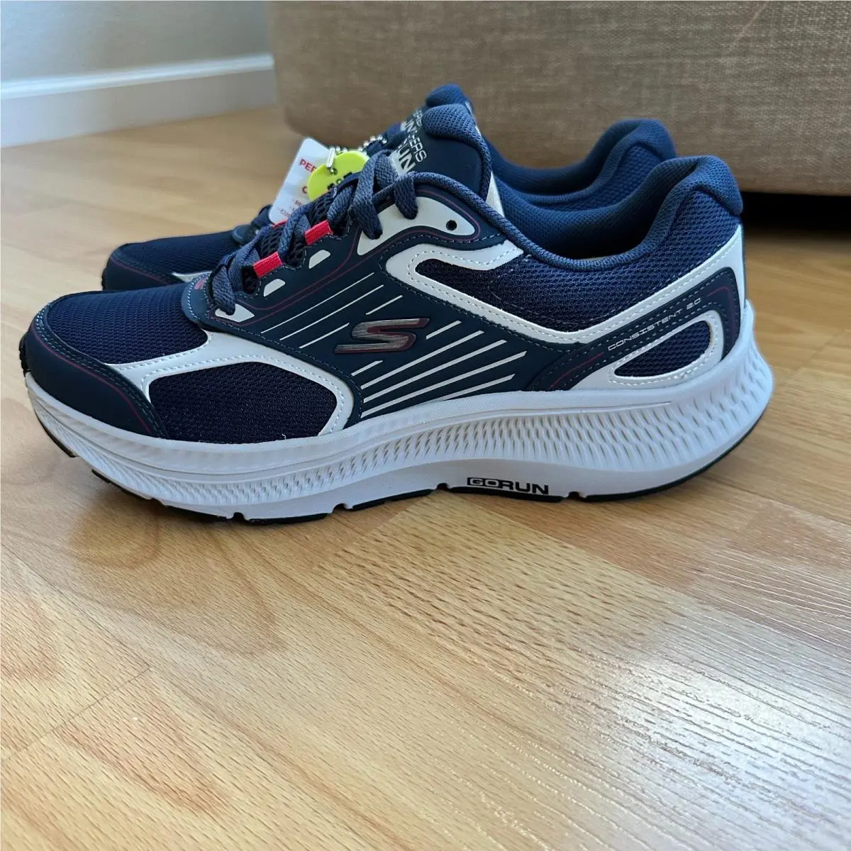 Skechers shoes - Skechers Go Run Consistent 2.0 - NAVY/RED (UPC: 197627137568) 3