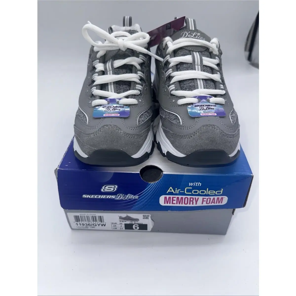 Skechers shoes - SKECHERS D`Lites - Gray 6