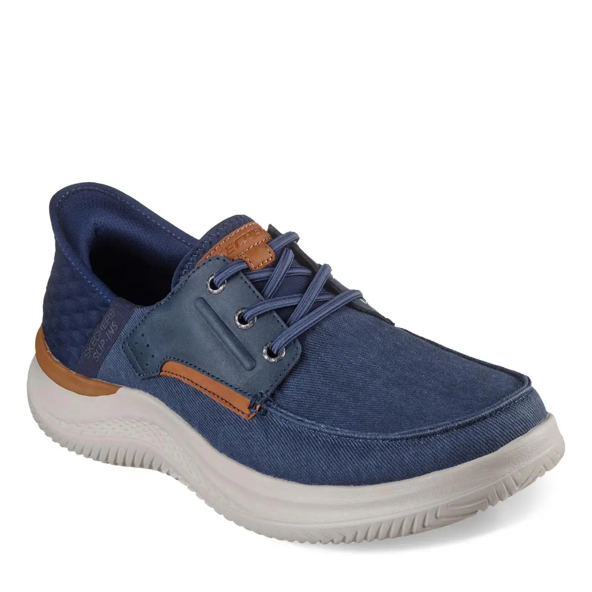 Men`s Skechers Slip-ins Rf: Hasting - Niko Sneaker - Wide Width 205212WW-NVY Na