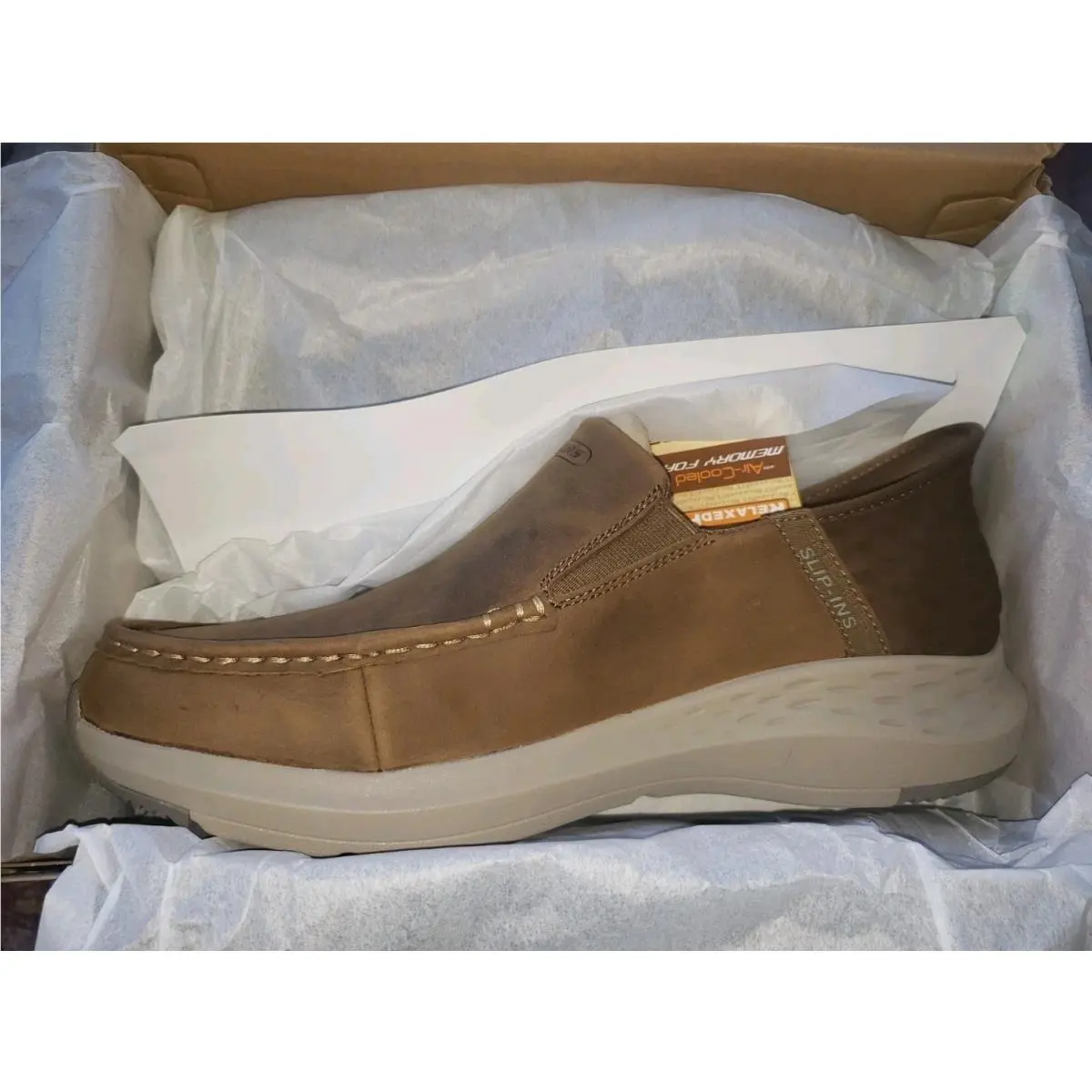 Skechers shoes - SKECHERS Relax - Relax - 204866-DSRT - Desert Brown (UPC: 196642903097) 12