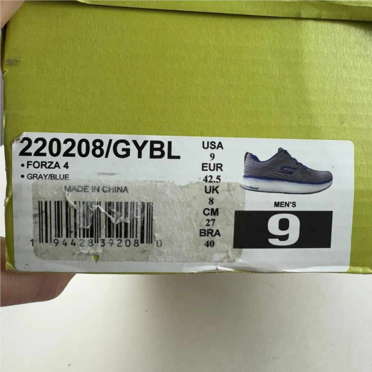 Skechers shoes - Skechers Go Run Forza 4 - Gray 6