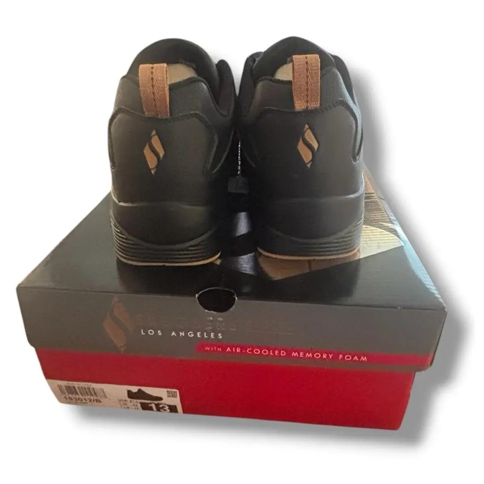 Skechers shoes - Uno - Alder - Uno Alder - 183012-B - Black / Gum, Exterior: Black 3