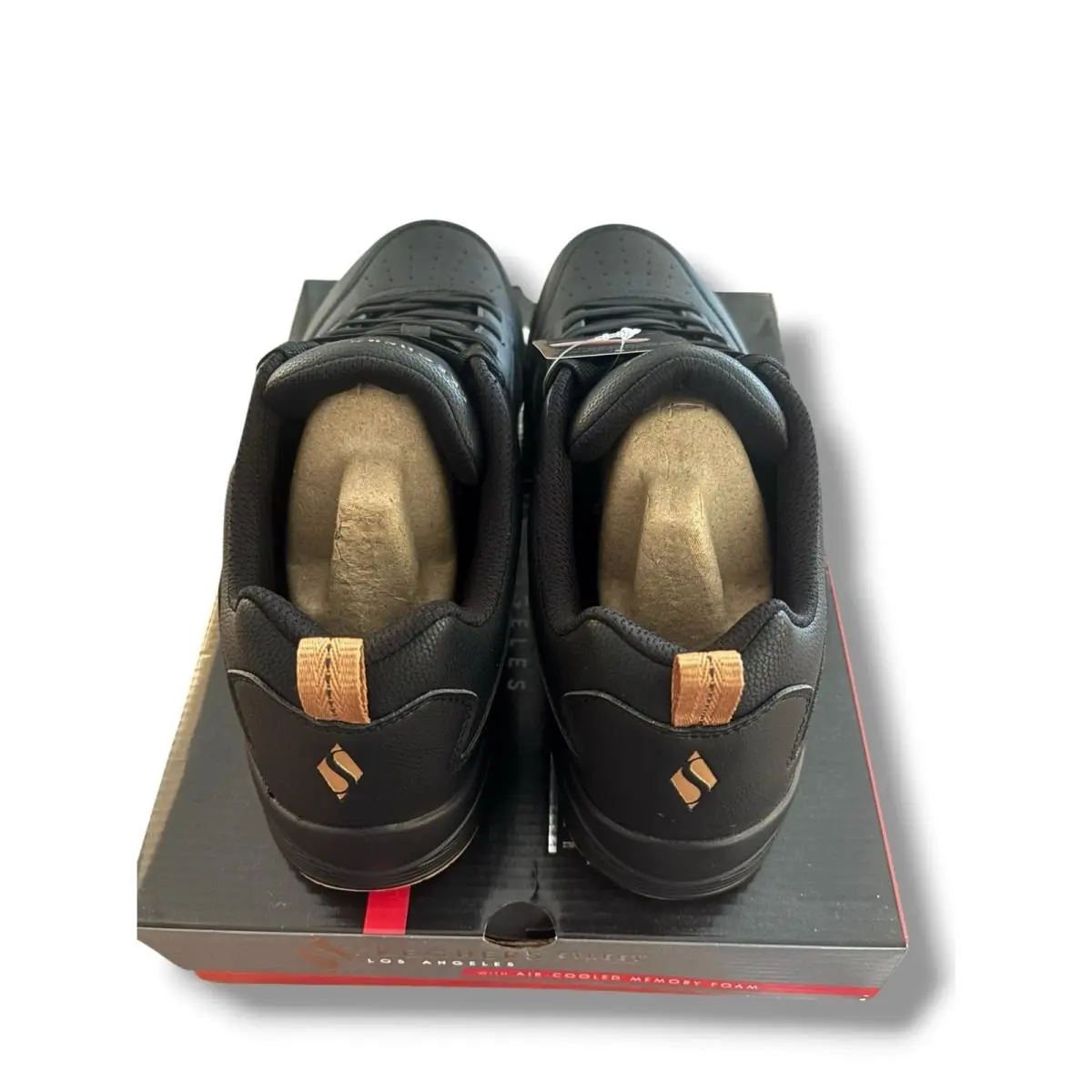 Skechers shoes - Uno - Alder - Uno Alder - 183012-B - Black / Gum, Exterior: Black 7