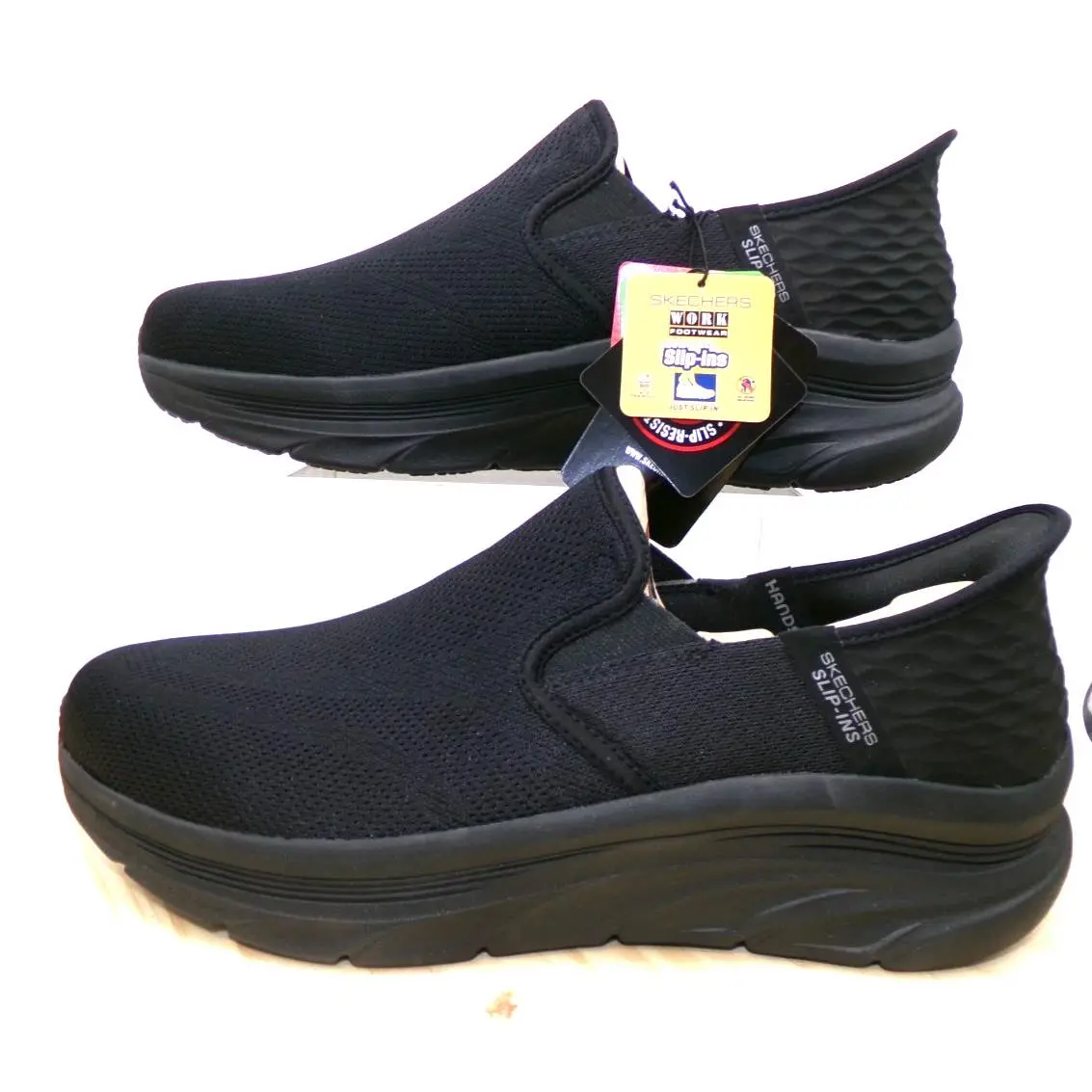 Skechers shoes - Skechers D`Lux Walker SR Joden - 200217W - Black 1