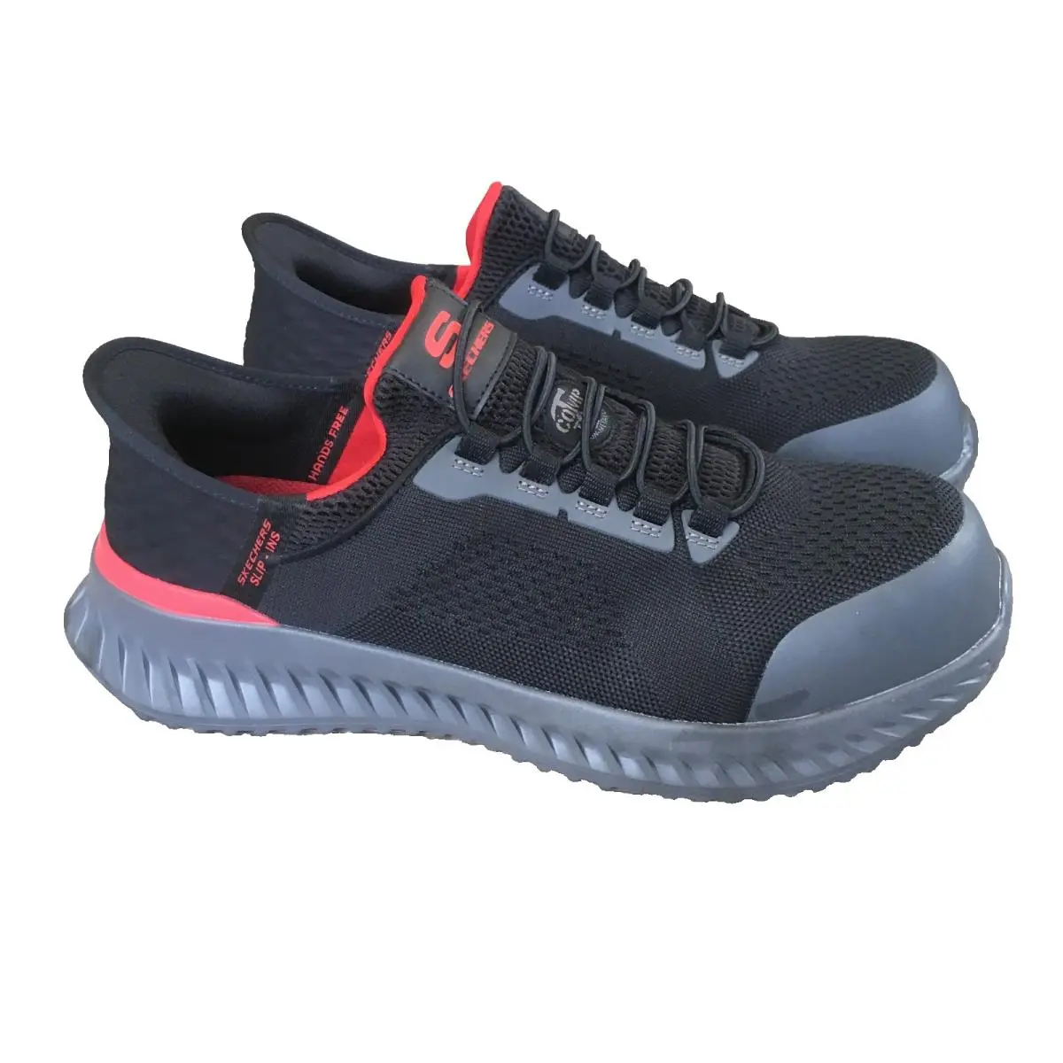 Skechers shoes - Skechers Free Slip-ins Tilido Fletchit - Black & Red (UPC: 196989718422) 8