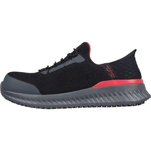 Skechers shoes - Skechers Free Slip-ins Tilido Fletchit - Black & Red (UPC: 196989718422) 11