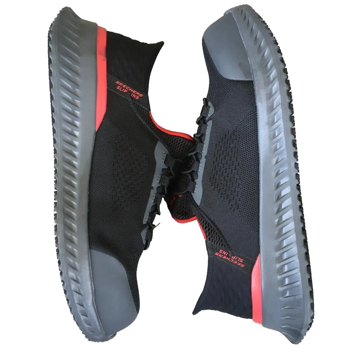 Skechers shoes - Skechers Free Slip-ins Tilido Fletchit - Black & Red (UPC: 196989718422) 5