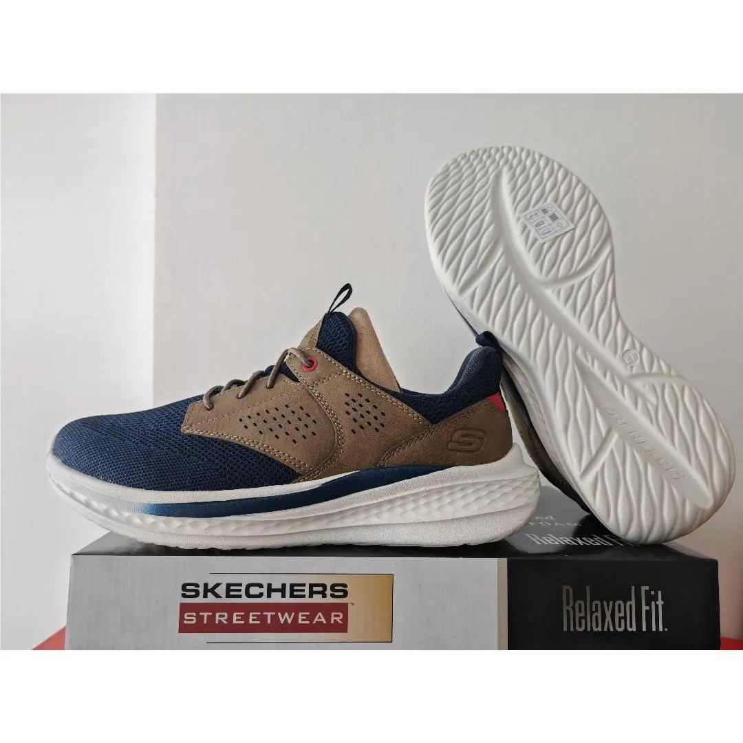 Mens Skechers Slade Breyer Relaxed Fit Sneaker Shoe 8 X Wide