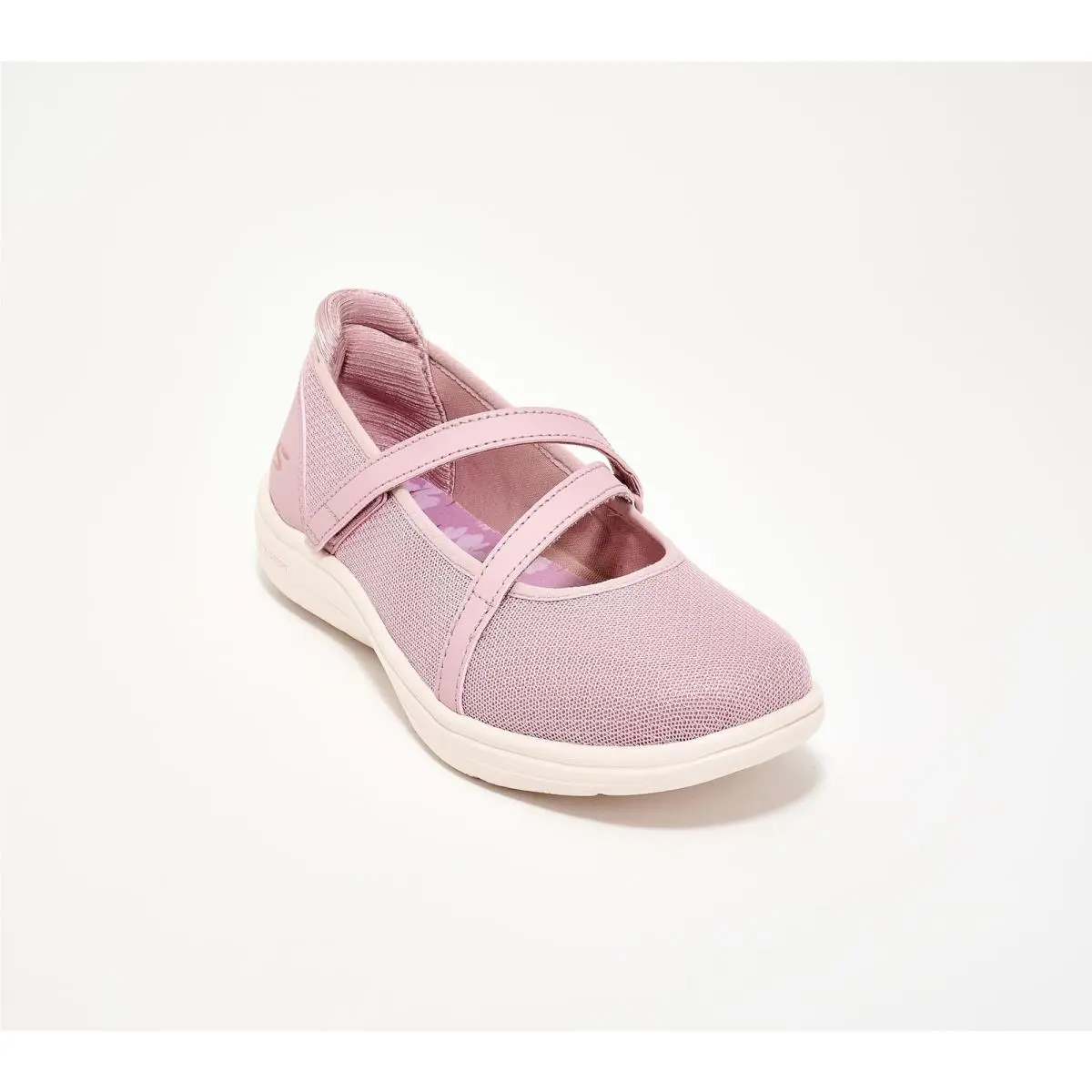 Skechers On-the-go Flex Radiant Vegan Washable Mary-janes Mauve 7.5/M