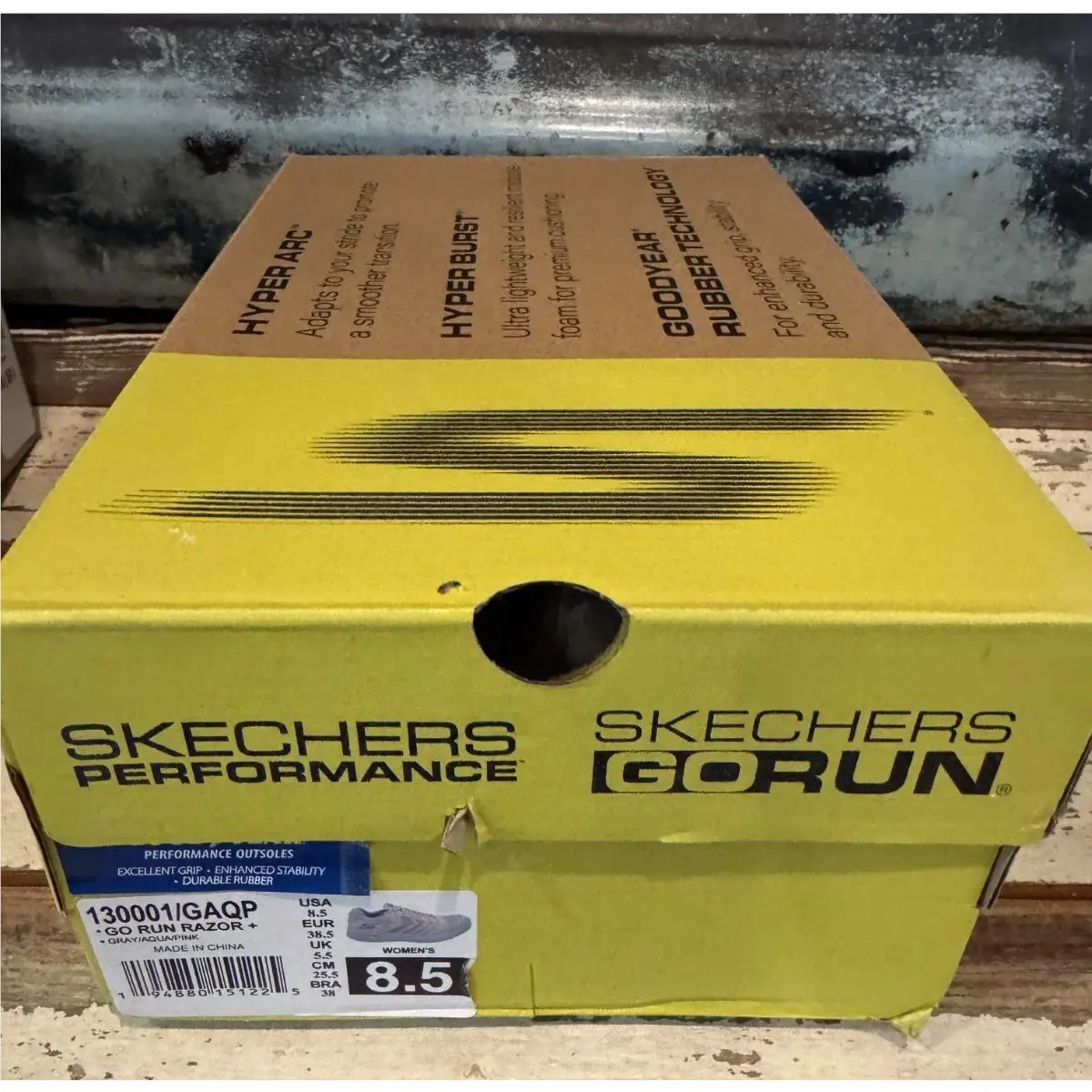 Skechers shoes - Performance Go Run - Performance Run - 130001 - Gray 1