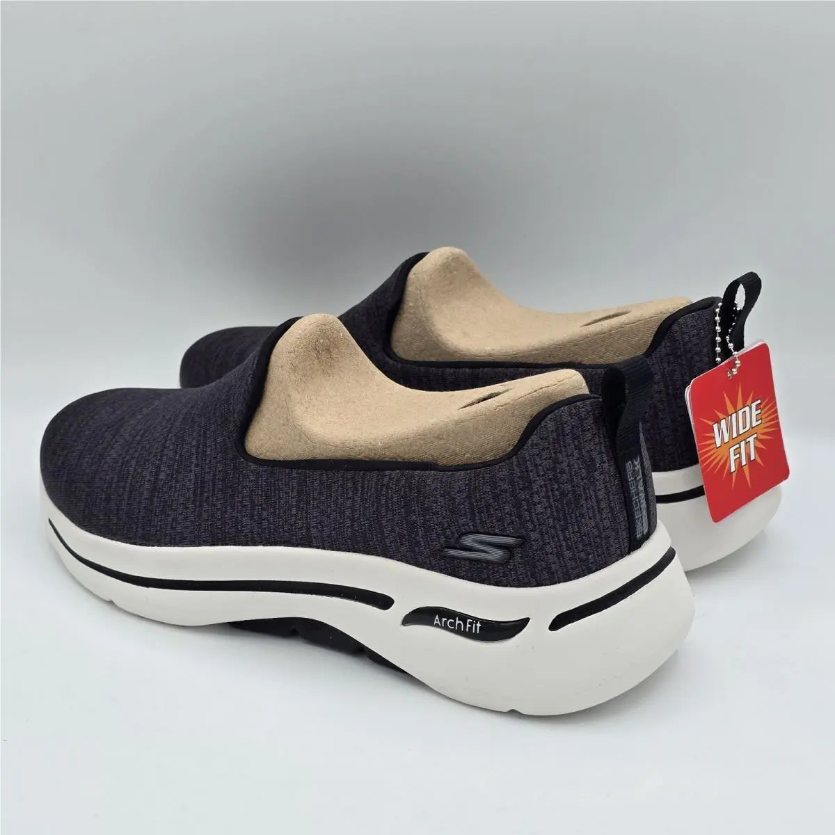 Skechers shoes - Skechers Go Walk Arch Fit Jersey - 124480-BKW - Black 4