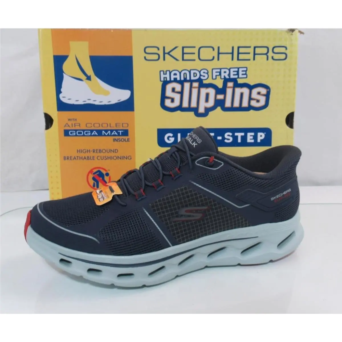 Skechers shoes - Skechers Slip Ins Go Walk Glide Step 2.0 Zalor - White (UPC: 0827443904708) 0