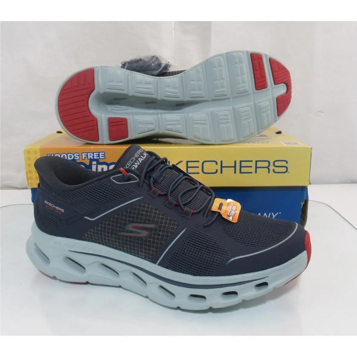 Skechers shoes - Skechers Slip Ins Go Walk Glide Step 2.0 Zalor - White (UPC: 0827443904708) 4